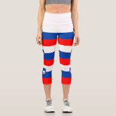 Leggings Capri Drapeau de la Slovénie (Recto)