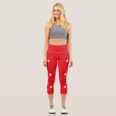 Leggings Capri Drapeau de la Turquie (Recto)