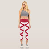 Leggings Capri Drapeau de l'Alabama (Recto)