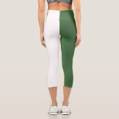 Leggings Capri Drapeau de l'Algérie (Verso)