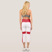 Leggings Capri Drapeau de l'Angleterre (Verso)