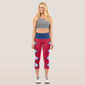Leggings Capri Drapeau de l'Arkansas (Recto)