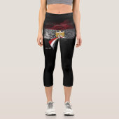 Leggings Capri Drapeau de l'Égypte (Recto)