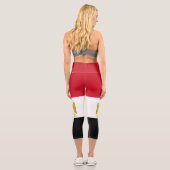 Leggings Capri Drapeau de l'Égypte (Verso)