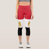 Leggings Capri Drapeau de l'Égypte (Recto)