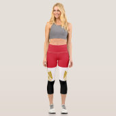 Leggings Capri Drapeau de l'Égypte (Recto)