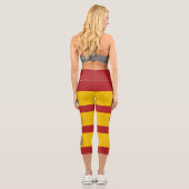 Leggings Capri Drapeau de l'Espagne (Verso)