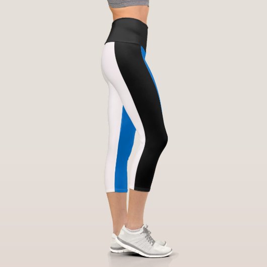 Leggings Capri Drapeau de l'Estonie (Droite)
