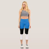 Leggings Capri Drapeau de l'Estonie (Recto)