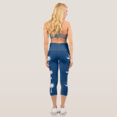 Leggings Capri Drapeau de l'État de Caroline du Sud (Verso)