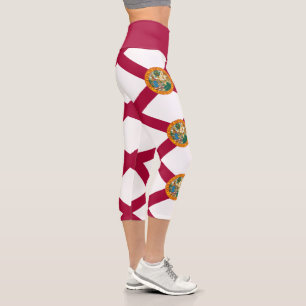 Leggings Capri Drapeau de l'État de Floride