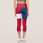 Leggings Capri Drapeau de l'État de Géorgie (Verso)
