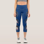 Leggings Capri Drapeau de l'État de l'Utah (Recto)