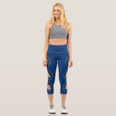 Leggings Capri Drapeau de l'État de l'Utah (Recto)
