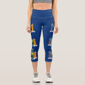 Leggings Capri Drapeau de l'État de New York (Recto)