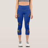 Leggings Capri Drapeau de l'État de Pennsylvanie (Recto)