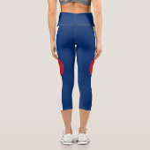 Leggings Capri Drapeau de l'État du Colorado (Verso)