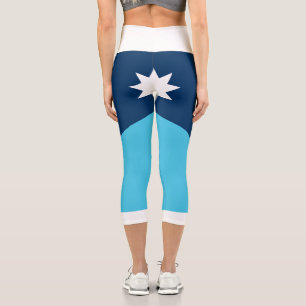 Leggings Capri Drapeau de l'État du Minnesota