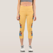 Leggings Capri Drapeau de l'État du New Jersey (Recto)