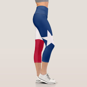 Leggings Capri Drapeau de l'État du Texas