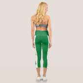 Leggings Capri Drapeau de l'île Norfolk (Verso)