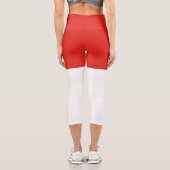 Leggings Capri Drapeau de l'Indonésie (Verso)