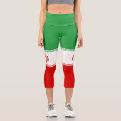 Leggings Capri Drapeau de l'Iran (Recto)
