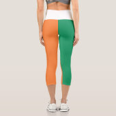 Leggings Capri Drapeau de l'Irlande (Verso)