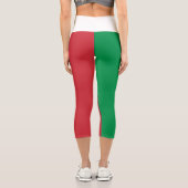 Leggings Capri Drapeau de l'Italie (Verso)