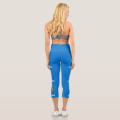 Leggings Capri Drapeau de l'Oklahoma (Verso)