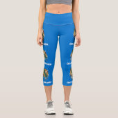 Leggings Capri Drapeau de l'Oklahoma (Recto)