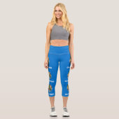 Leggings Capri Drapeau de l'Oklahoma (Recto)