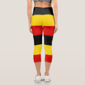 Leggings Capri Drapeau de l'Ouganda (Verso)