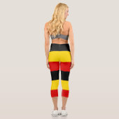Leggings Capri Drapeau de l'Ouganda (Verso)