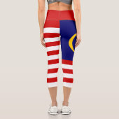 Leggings Capri Drapeau de Malaisie (Verso)