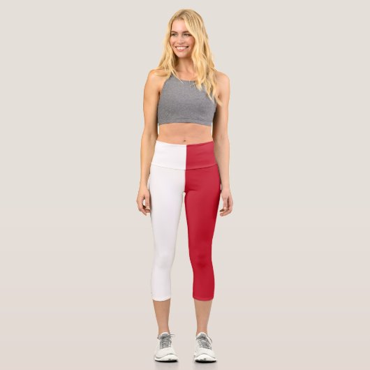 Leggings Capri Drapeau de Malte (Recto)