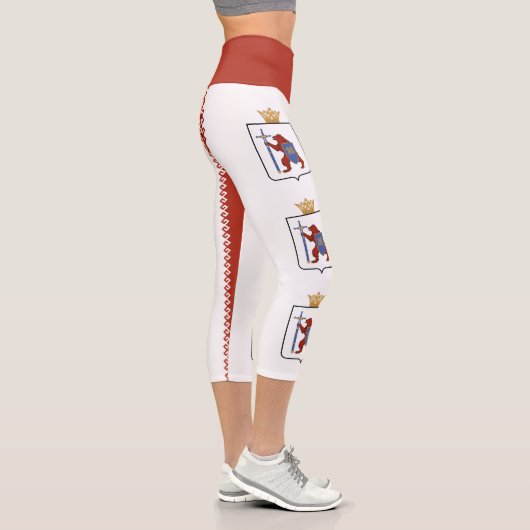 Leggings Capri Drapeau de Mari El (Droite)