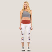 Leggings Capri Drapeau de Mari El (Recto)