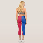 Leggings Capri Drapeau de Moldavie (Verso)