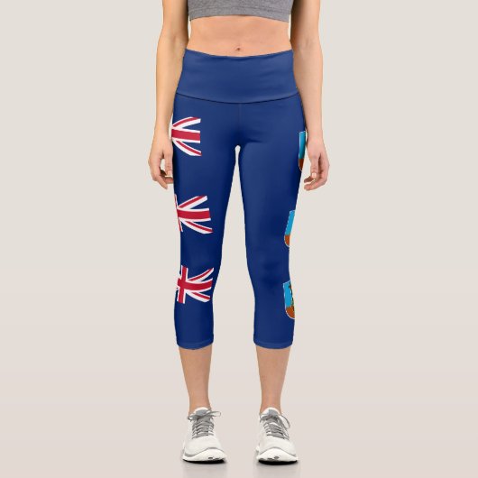 Leggings Capri Drapeau de Montserrat (Recto)