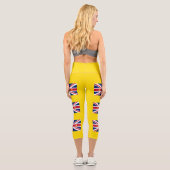Leggings Capri Drapeau de Niue (Verso)