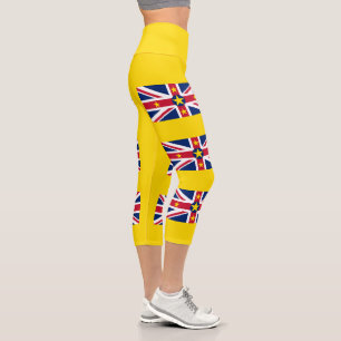 Leggings Capri Drapeau de Niue
