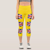 Leggings Capri Drapeau de Niue (Recto)