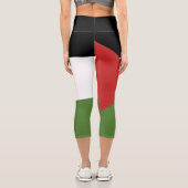 Leggings Capri Drapeau de Palestine (Verso)