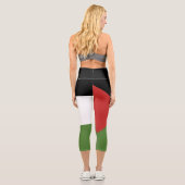 Leggings Capri Drapeau de Palestine (Verso)