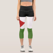 Leggings Capri Drapeau de Palestine (Recto)