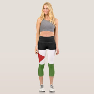 Leggings Capri Drapeau de Palestine