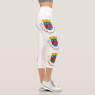 Leggings Capri Drapeau de Saint-Barthélemy