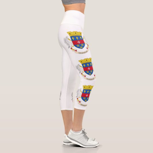 Leggings Capri Drapeau de Saint-Barthélemy (Droite)