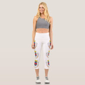 Leggings Capri Drapeau de Saint-Barthélemy (Recto)
